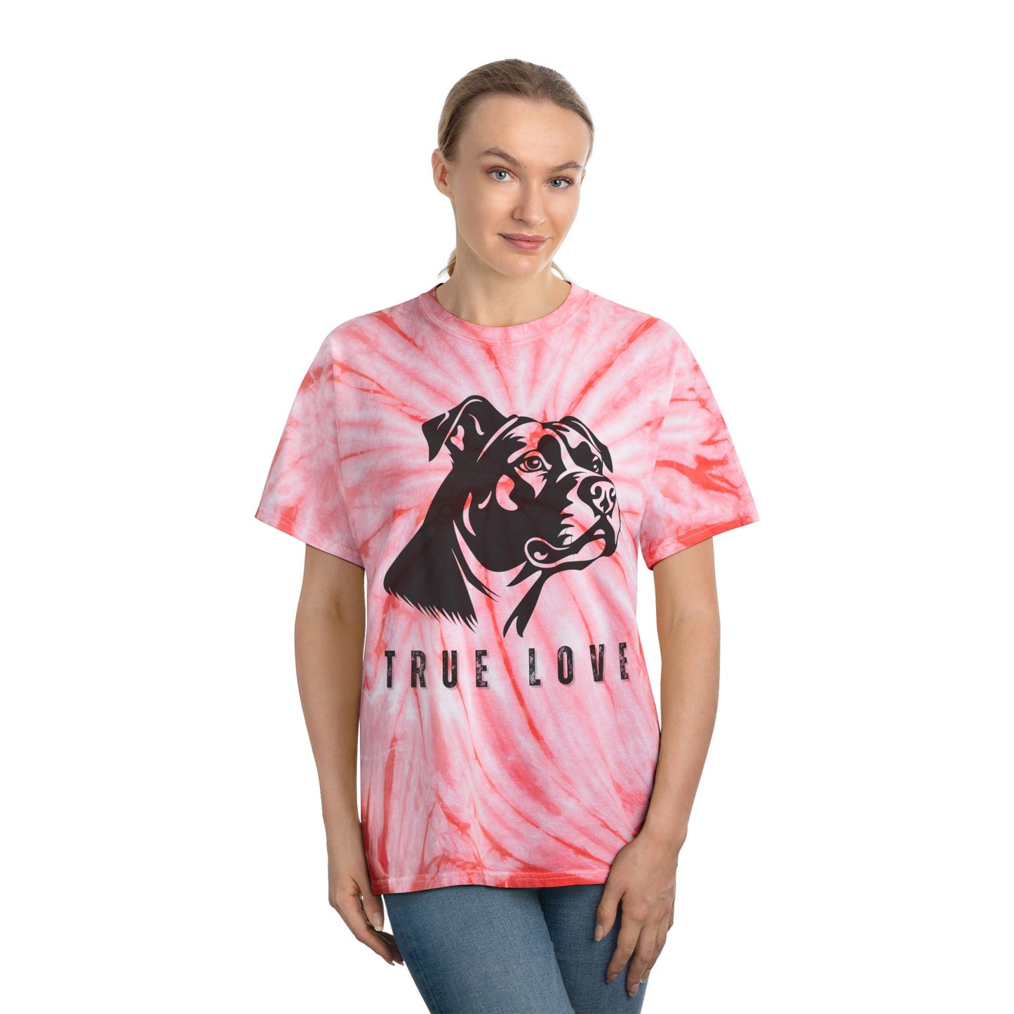 True Love Men's Tie-Dye Tee - Yellow Dog Lover Shirt