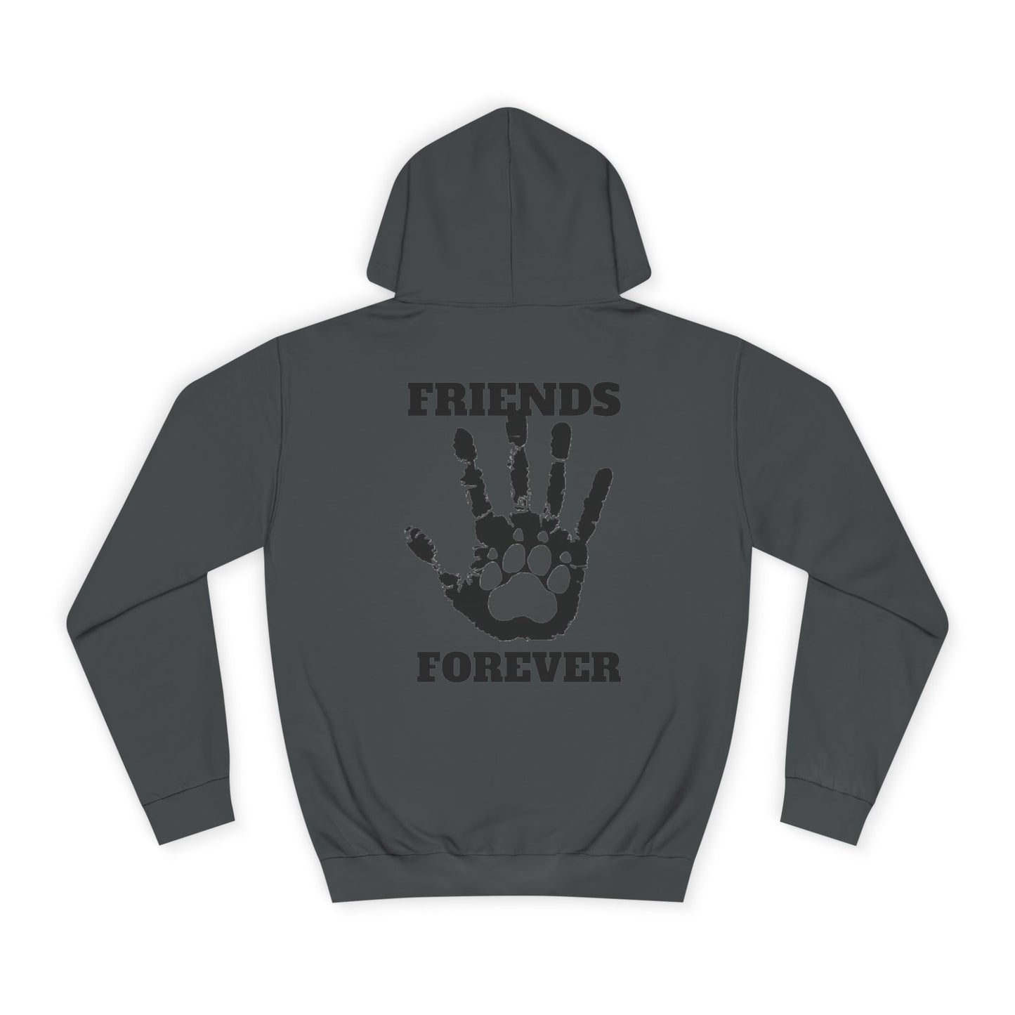 True Love Friends Forever Men's College Hoodie