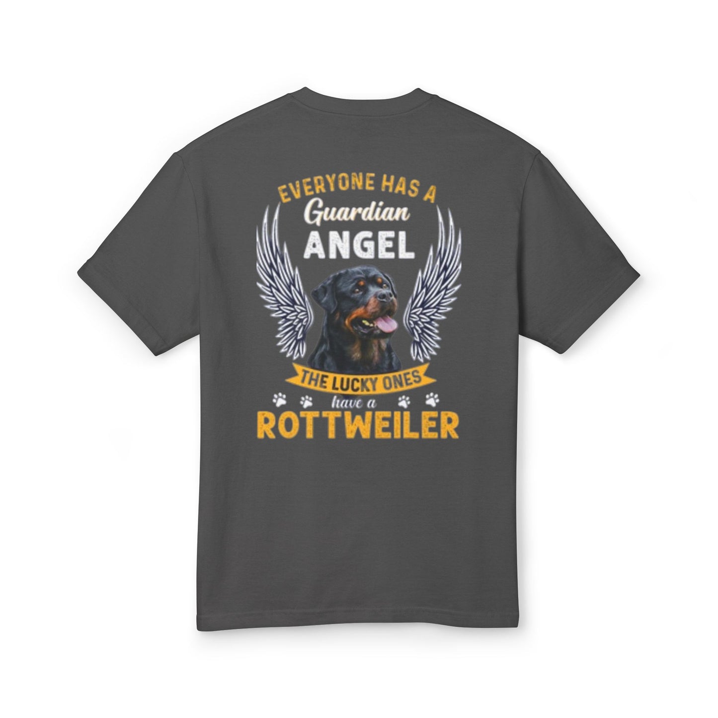 Rottweiler Guardian Angel Tee, Dog Lover Shirt, Pet Memorial Clothing, Animal Lover Gift, Unisex Animal Apparel