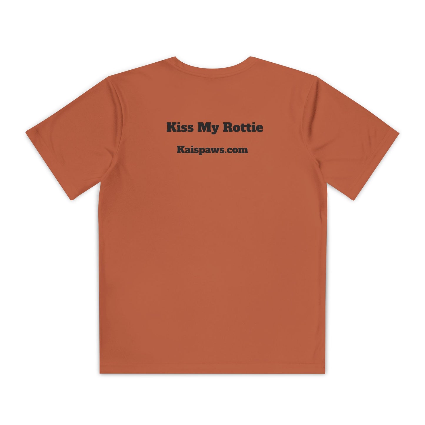 Kids Funny Dog Tee - 'Kiss My Rottie'