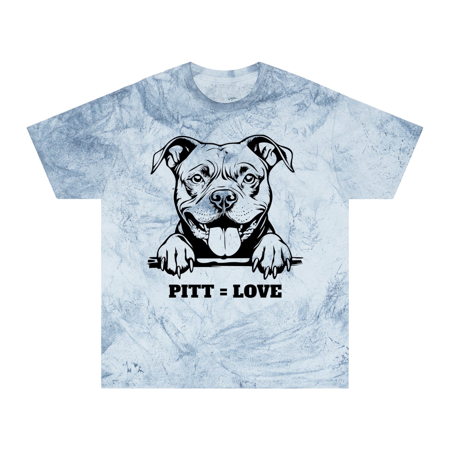 Pitt Love Women's Color Blast T-Shirt - Dog Lover Apparel