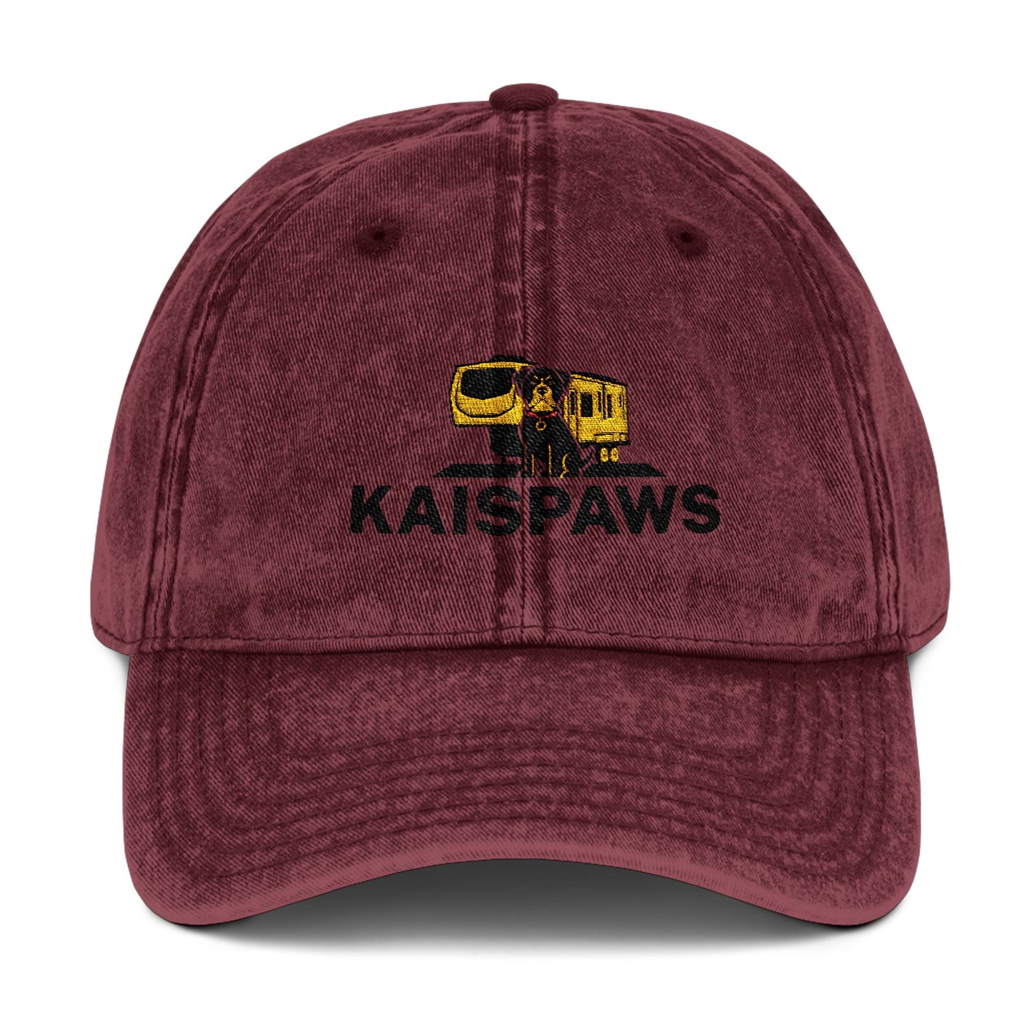 Vintage Embroidered Cap for Dog Lovers - Kaispaws Adjustable Hat