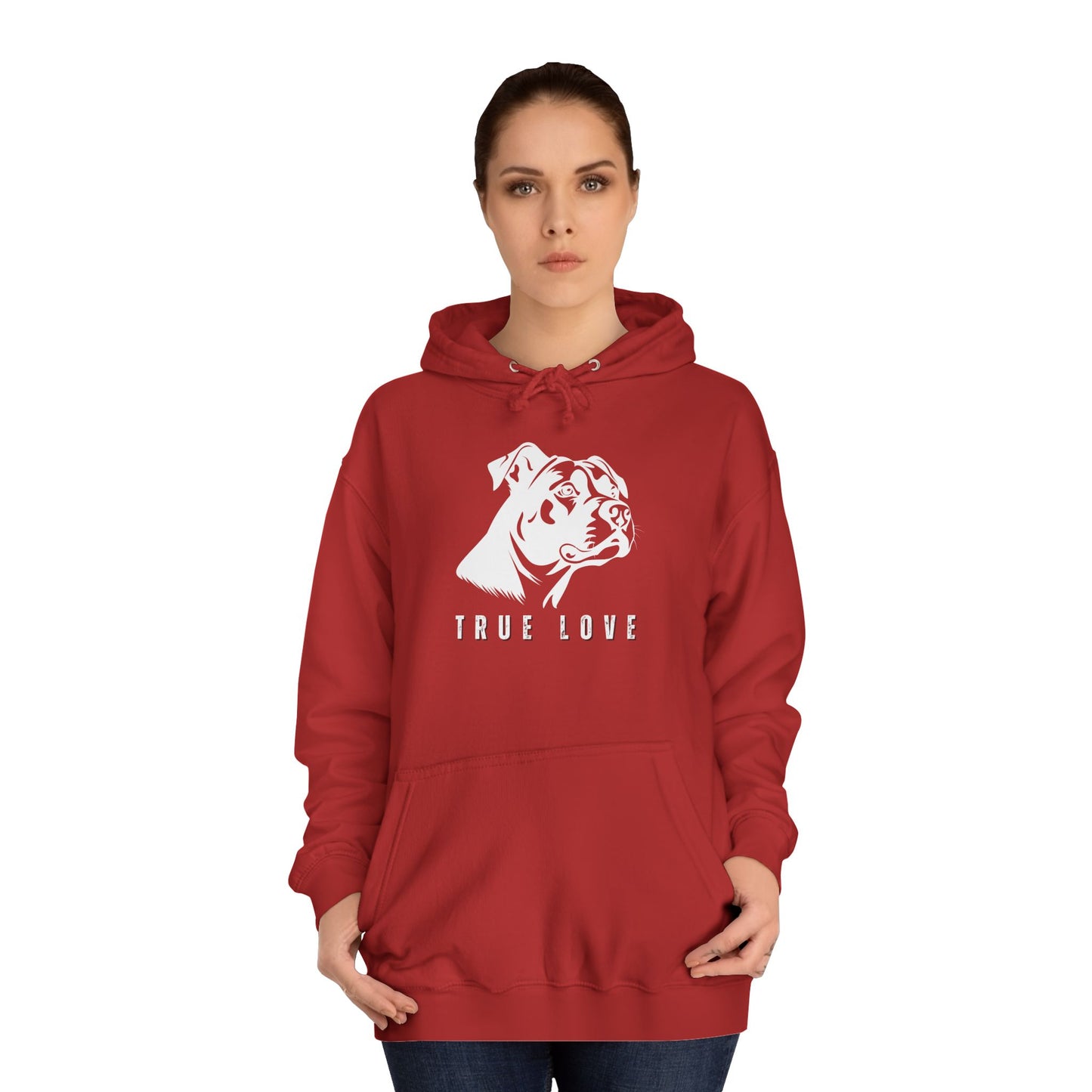True Love Friends Forever Men's College Hoodie