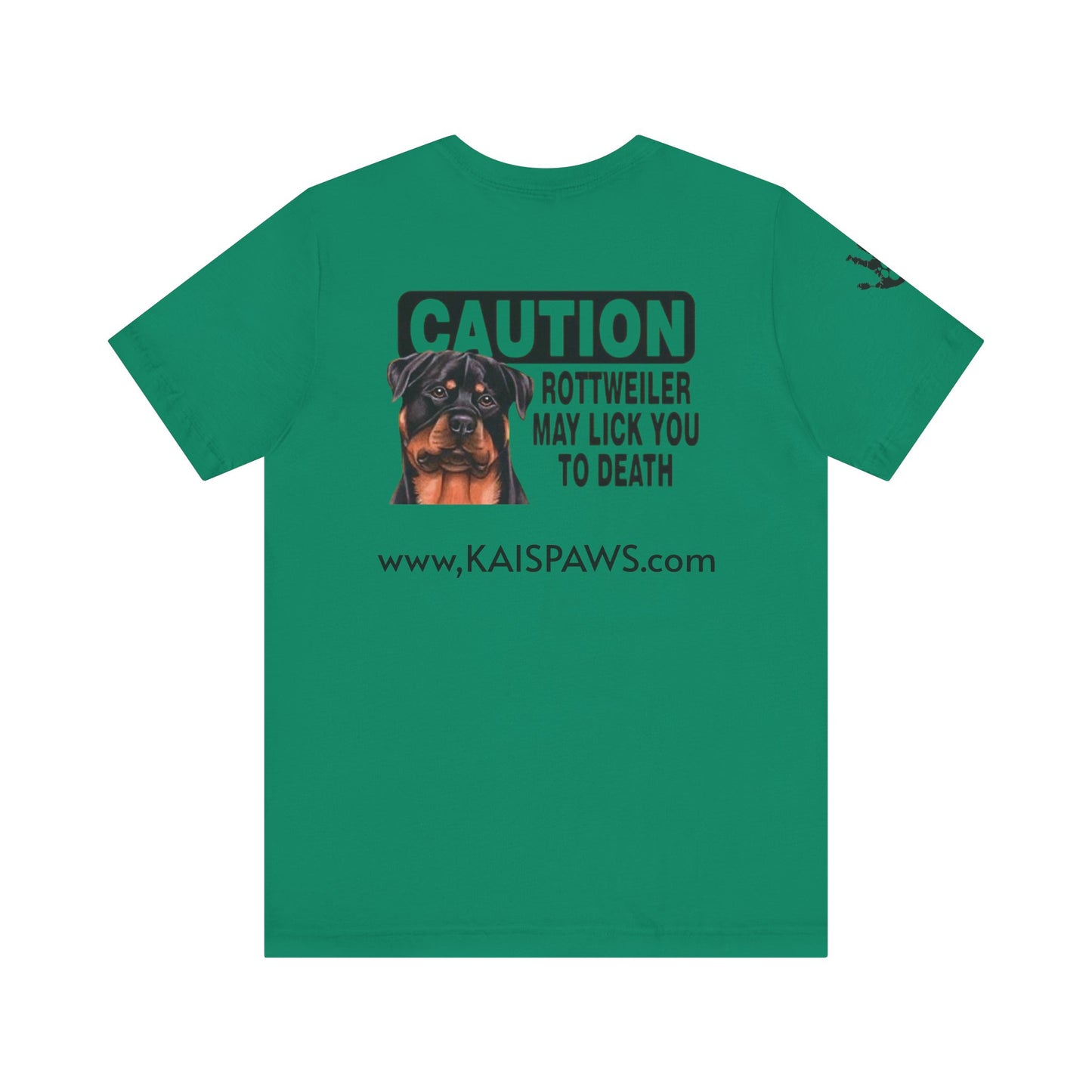 Caution Rottweiler Graphic Tee - Funny Pet Lovers Shirt, Gift for Dog Owners, Unisex Tee, Animal Lover Apparel, Birthday Present