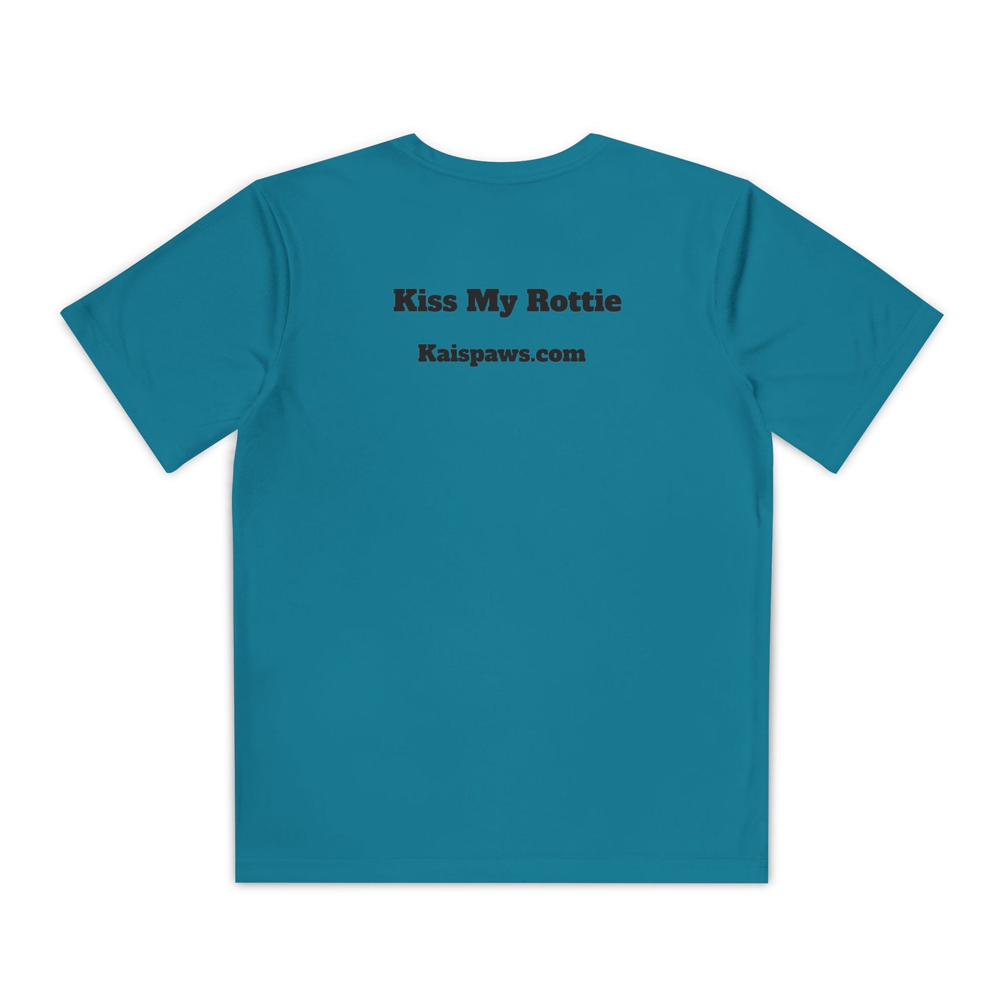 Kids Funny Dog Tee - 'Kiss My Rottie'