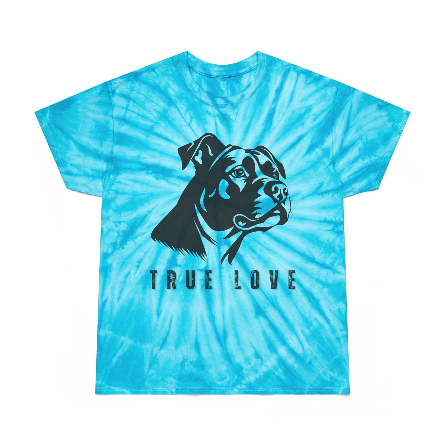 True Love Men's Tie-Dye Tee - Yellow Dog Lover Shirt