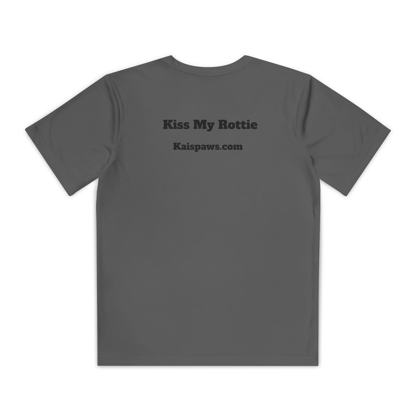 Kids Funny Dog Tee - 'Kiss My Rottie'