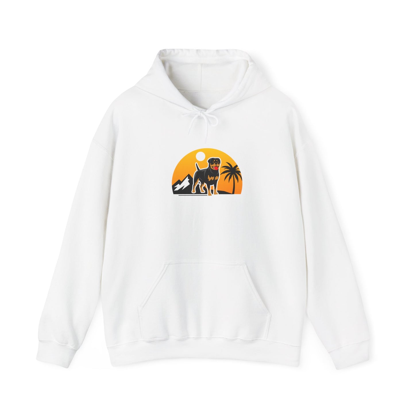 Rottweiler Adventure Hoodie - Cozy Unisex Sweatshirt with Fun Pet Design