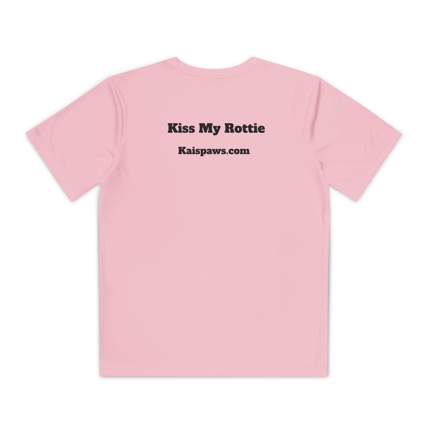 Kids Funny Dog Tee - 'Kiss My Rottie'