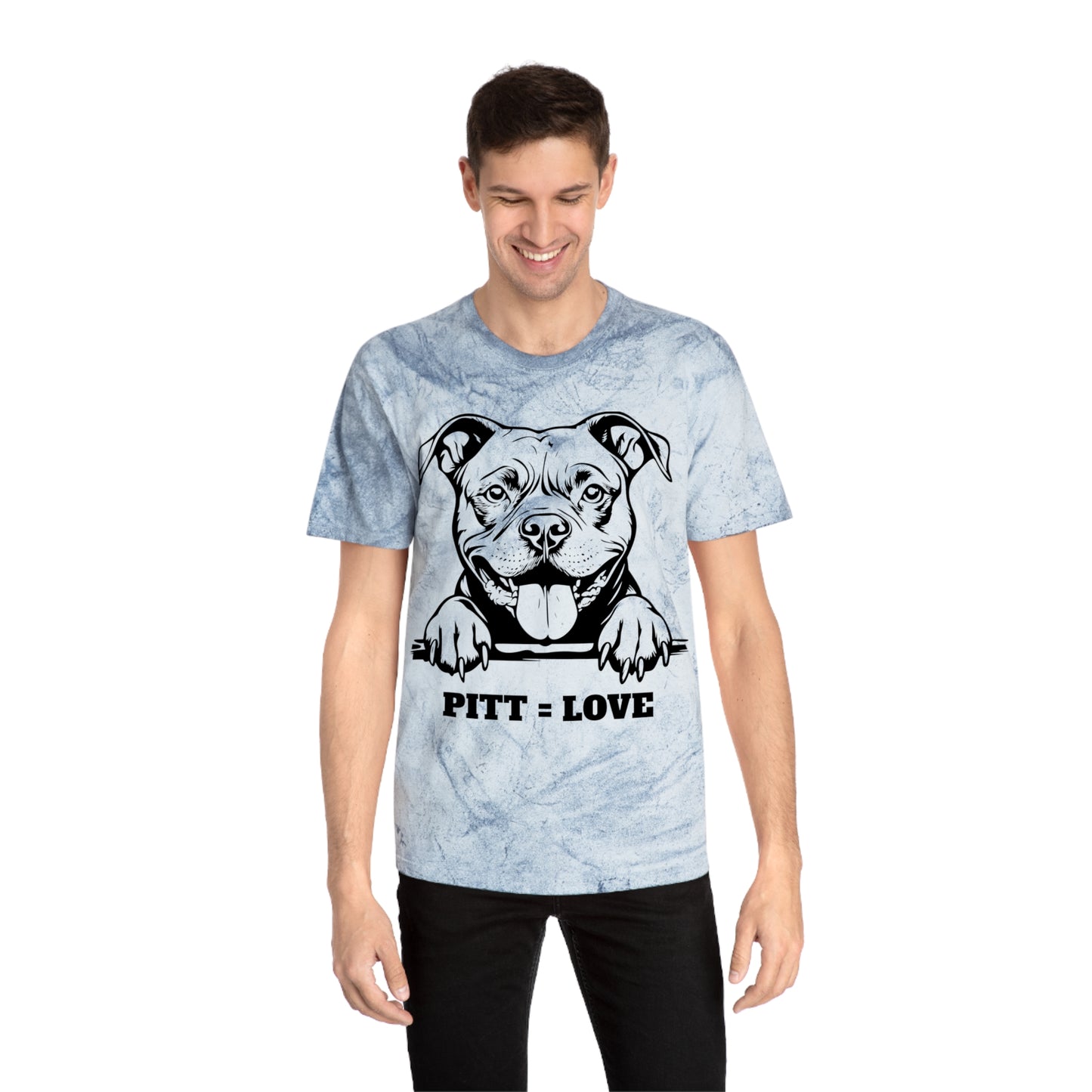 Pitt Love Women's Color Blast T-Shirt - Dog Lover Apparel
