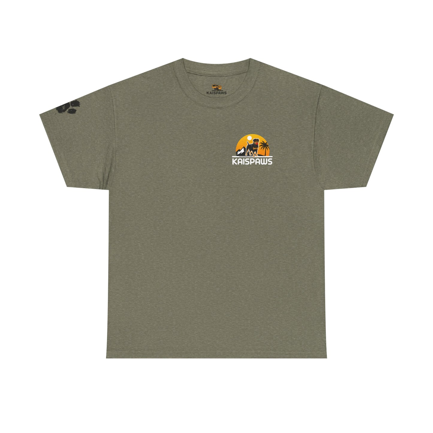 Dog Lover women's Heavy Cotton Tee - "Dog-tro-vert" Design