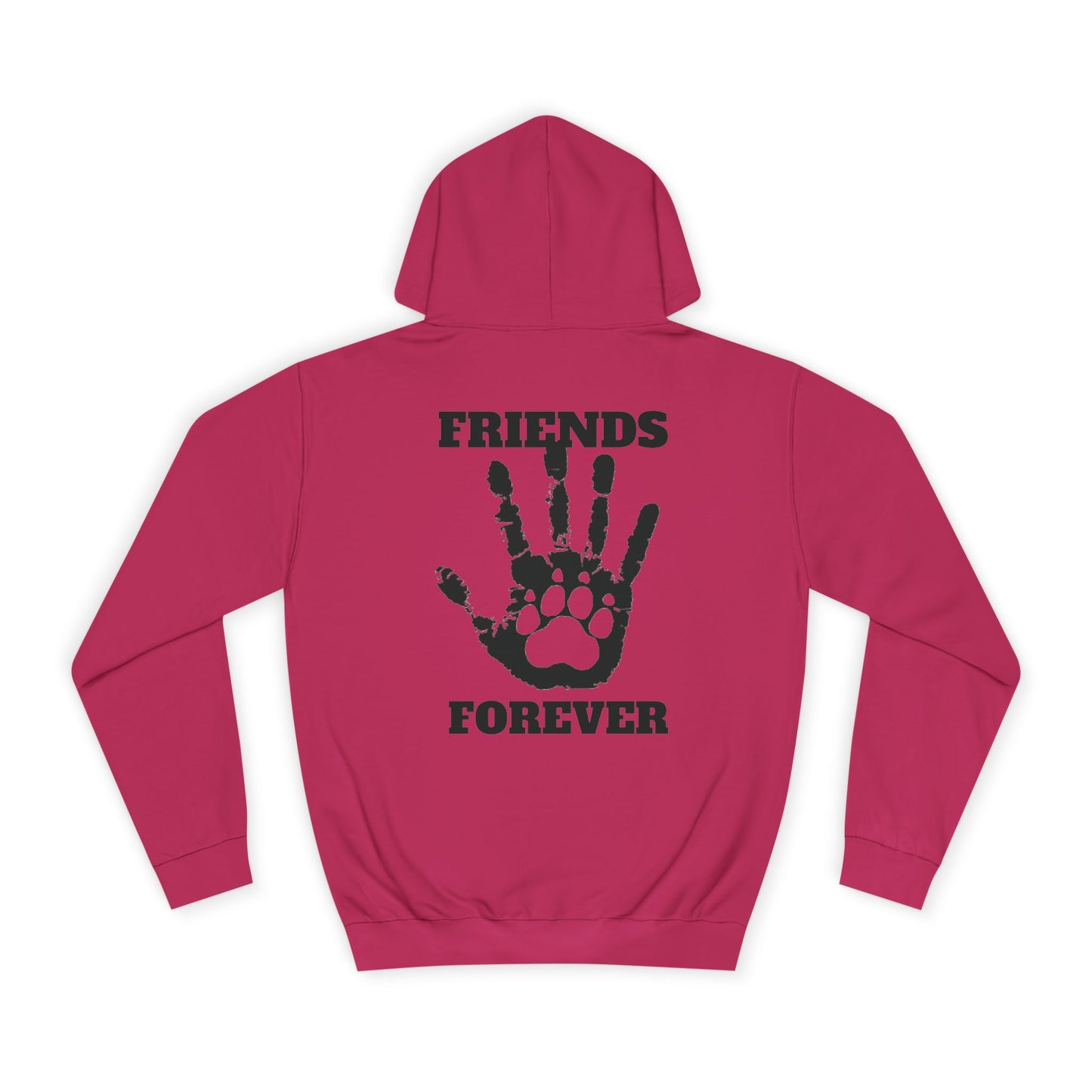 True Love Friends Forever Men's College Hoodie