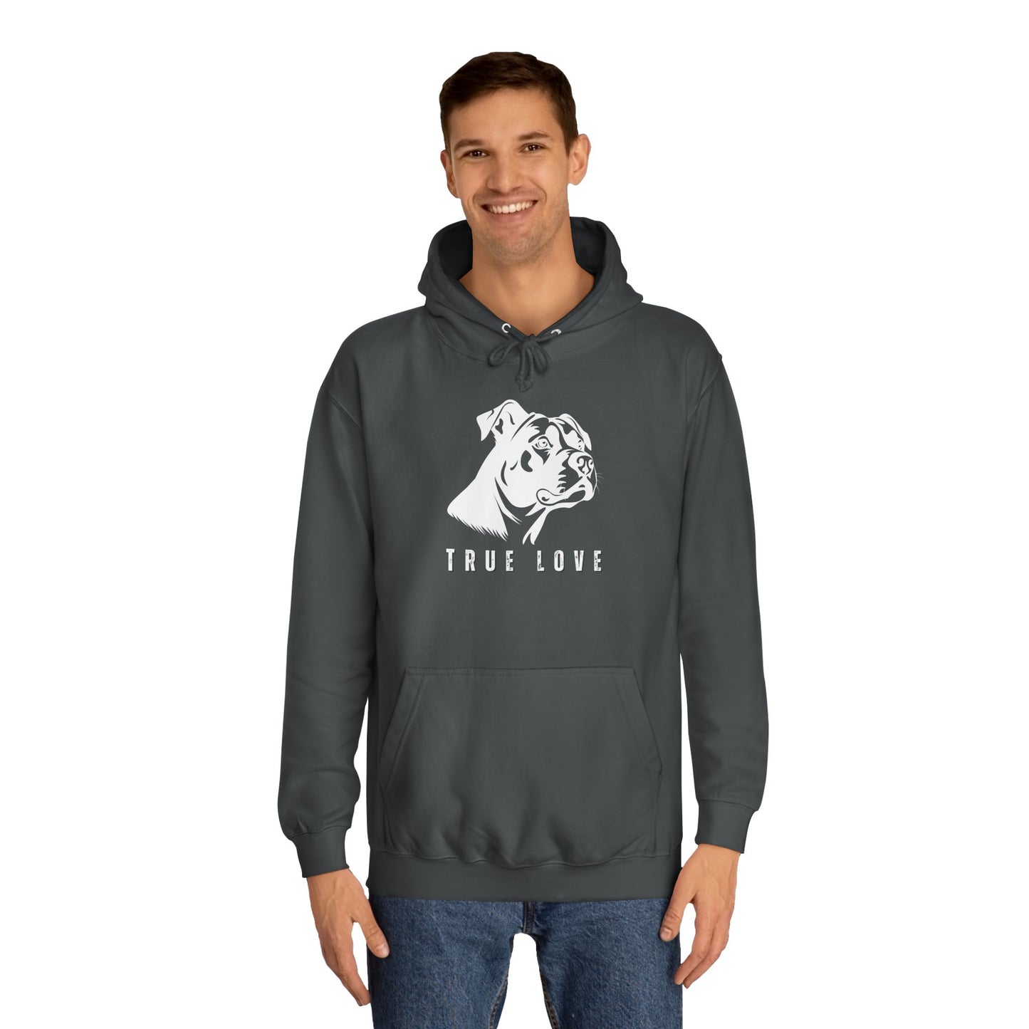 True Love Friends Forever Men's College Hoodie