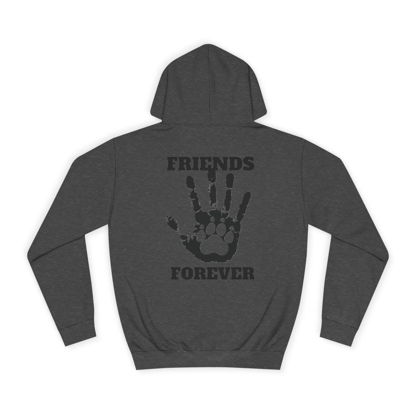 True Love Friends Forever Men's College Hoodie