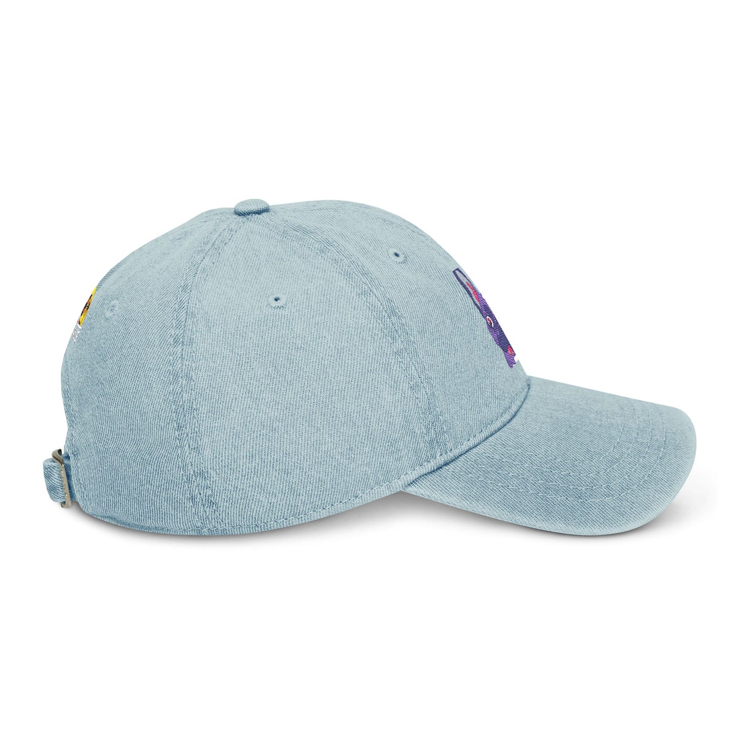 Embroidery French Bulldog Denim Hat - Stylish Cap for Dog Lovers