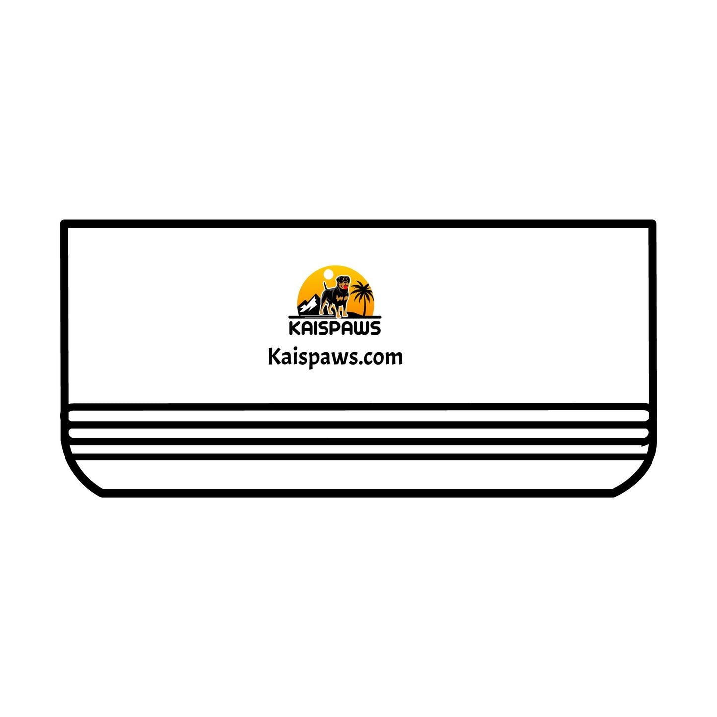 Pet Bowl, 18oz 'KaisPaws' logo