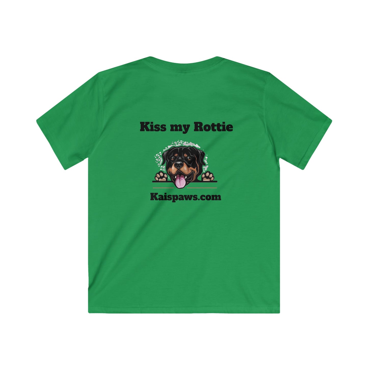 Kids Tshirt - "Kiss my Rottie" Dog Lover Shirt
