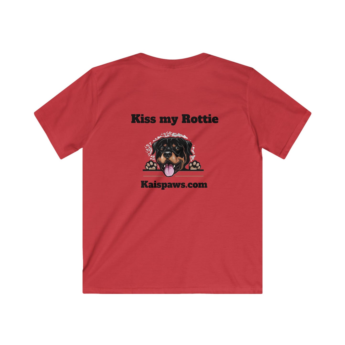 Kids Tshirt - "Kiss my Rottie" Dog Lover Shirt