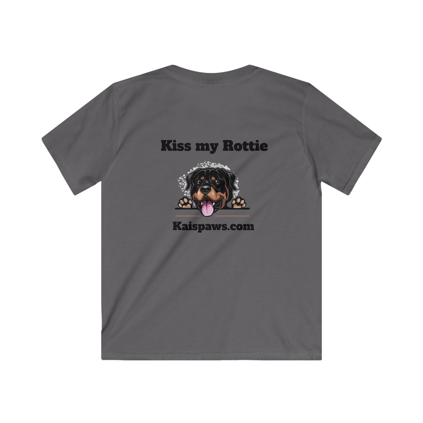 Kids Tshirt - "Kiss my Rottie" Dog Lover Shirt
