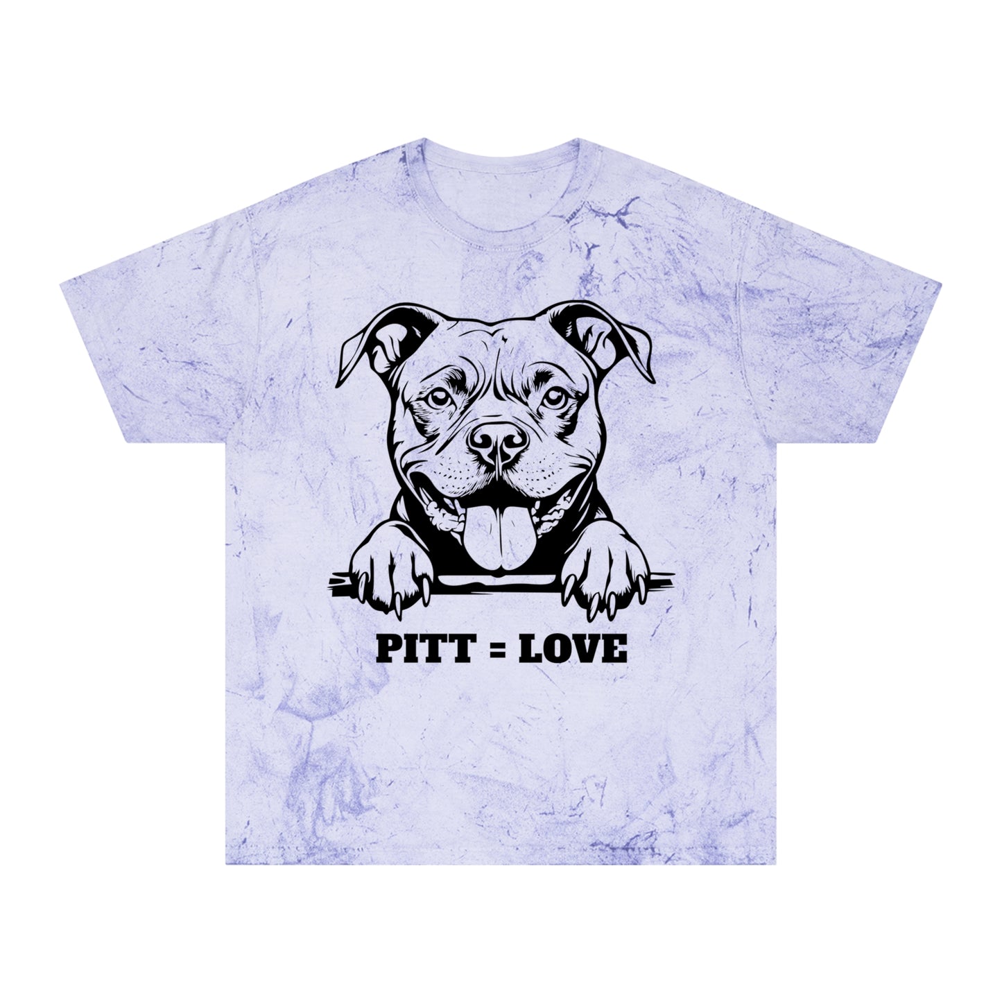 Pitt Love Women's Color Blast T-Shirt - Dog Lover Apparel
