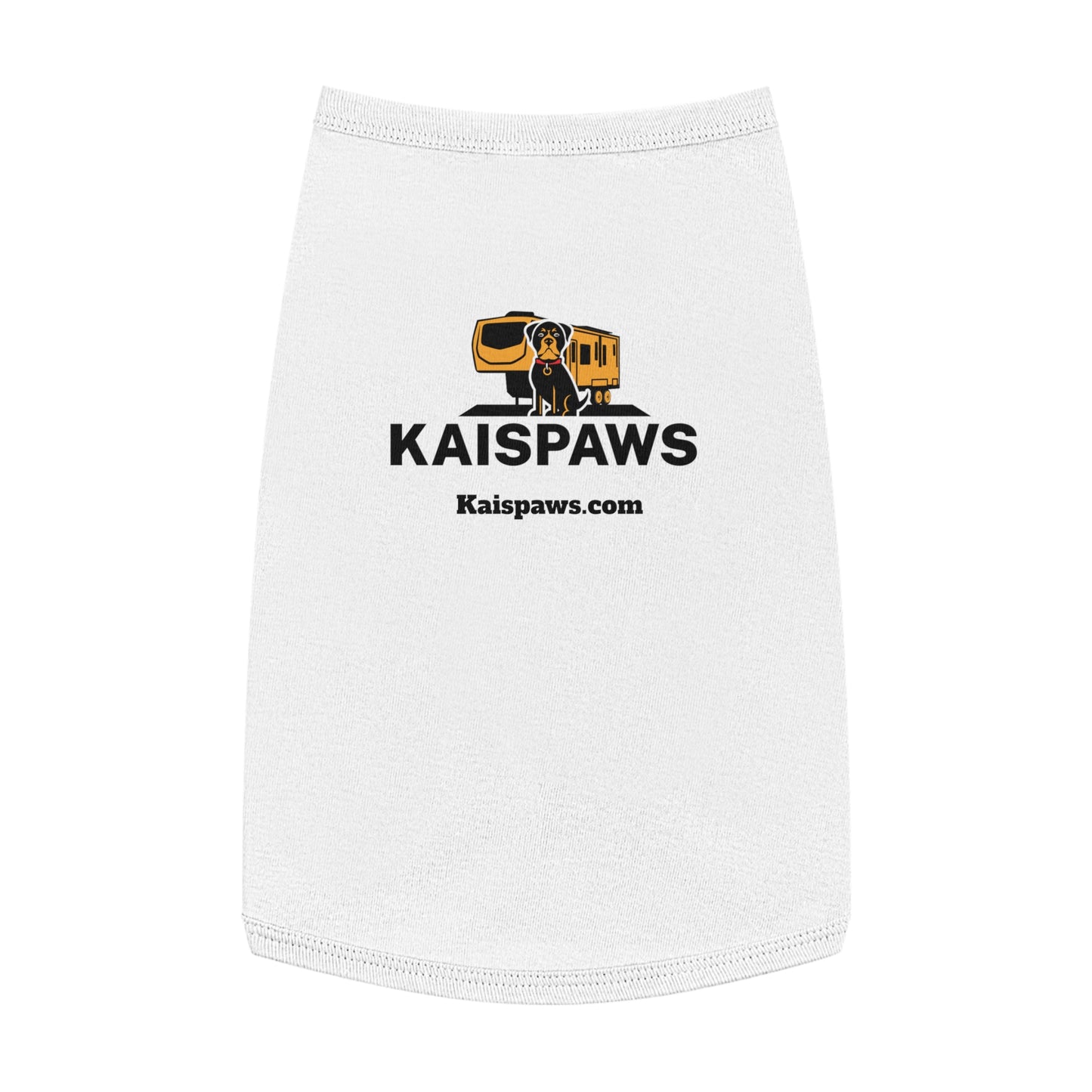 Pet Tank top with 'KaisPaws' - Stylish Pet Apparel for Summer Adventures