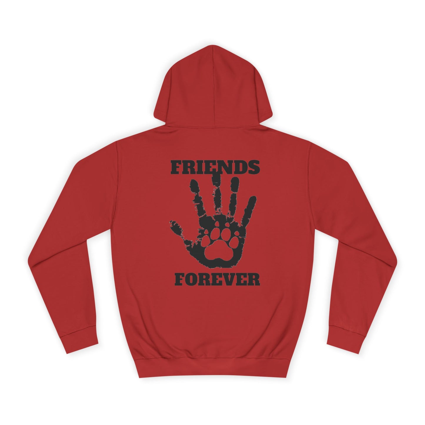 True Love Friends Forever Men's College Hoodie