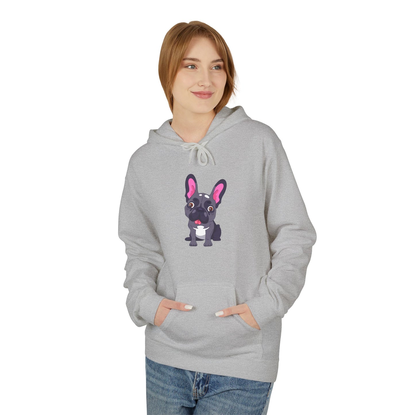 French Bulldog Graphic Hoodie - Women's Midweight Soft style
