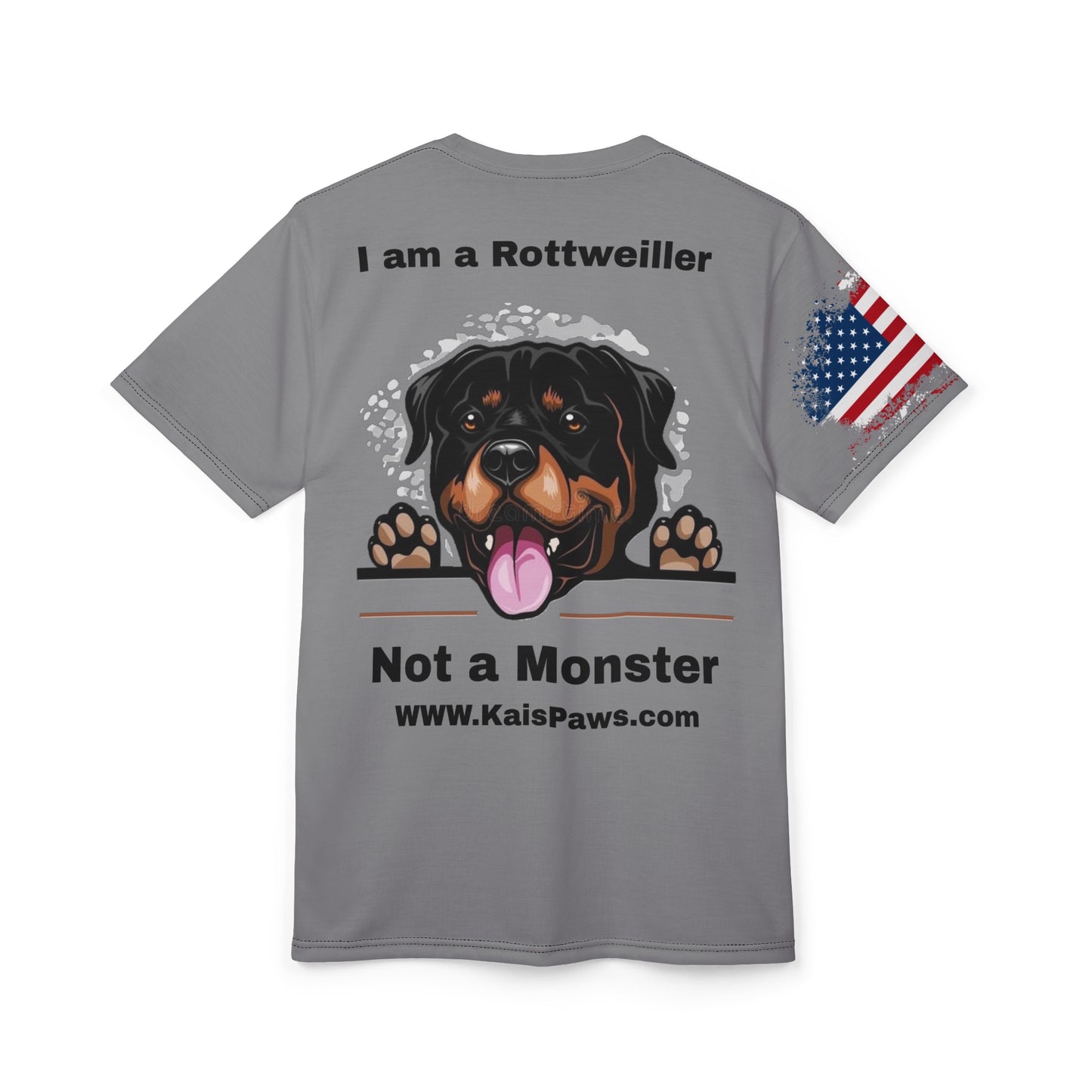 'I'm a Rottweiler not a monster & US Flag & KaisPaws' Men's - Vintage Vibes
