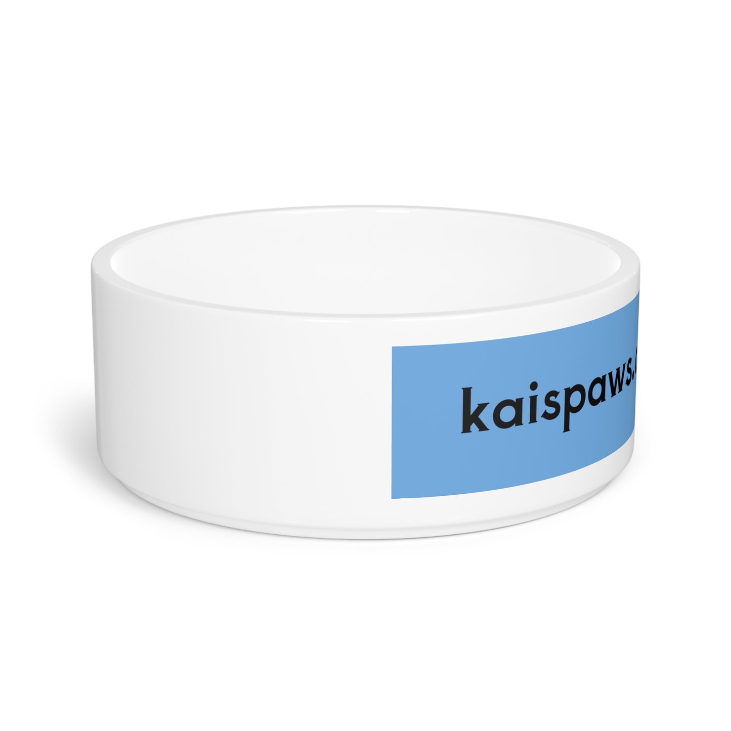 Dog Bowl with 'KAISPAWS' - Perfect for Pet Lovers and RV Enthusiasts