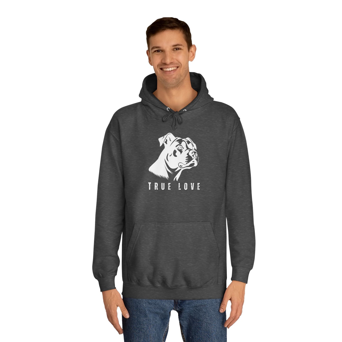 True Love Friends Forever Men's College Hoodie