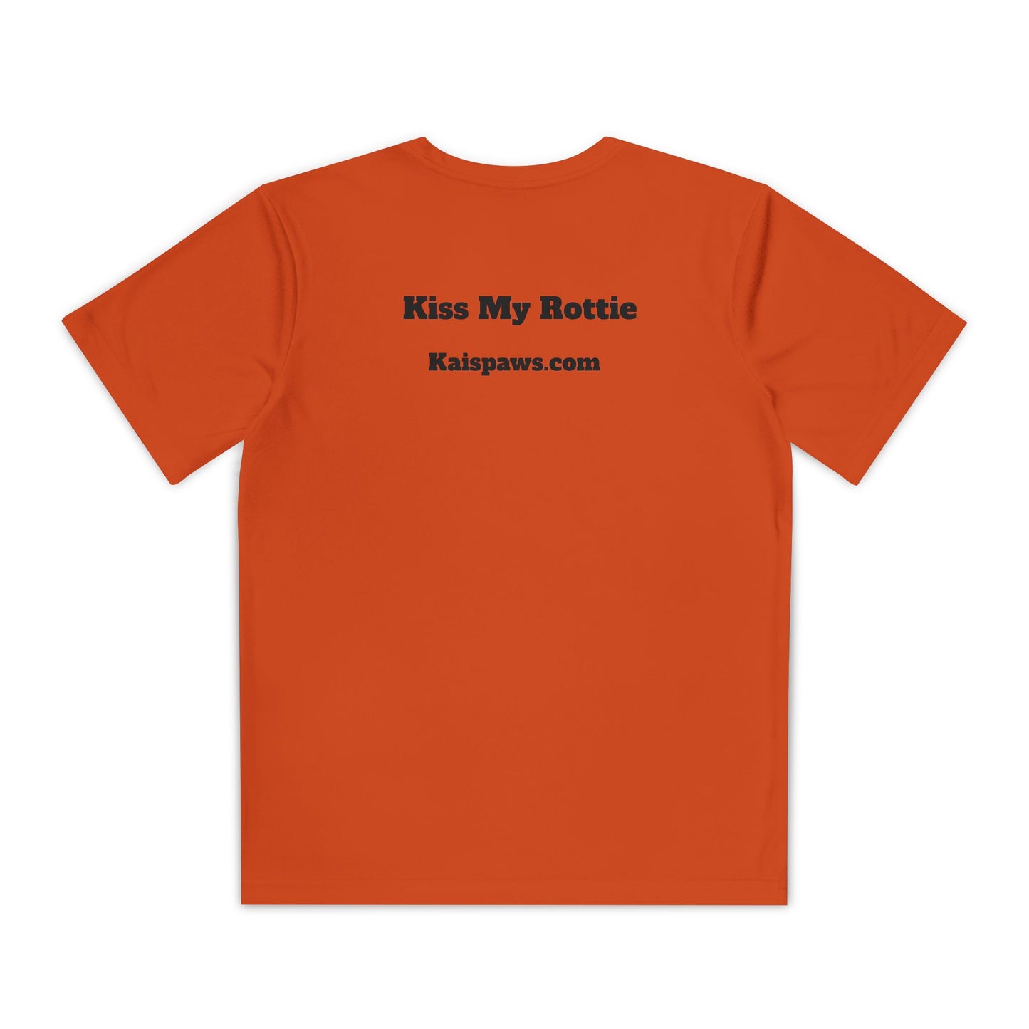 Kids Funny Dog Tee - 'Kiss My Rottie'