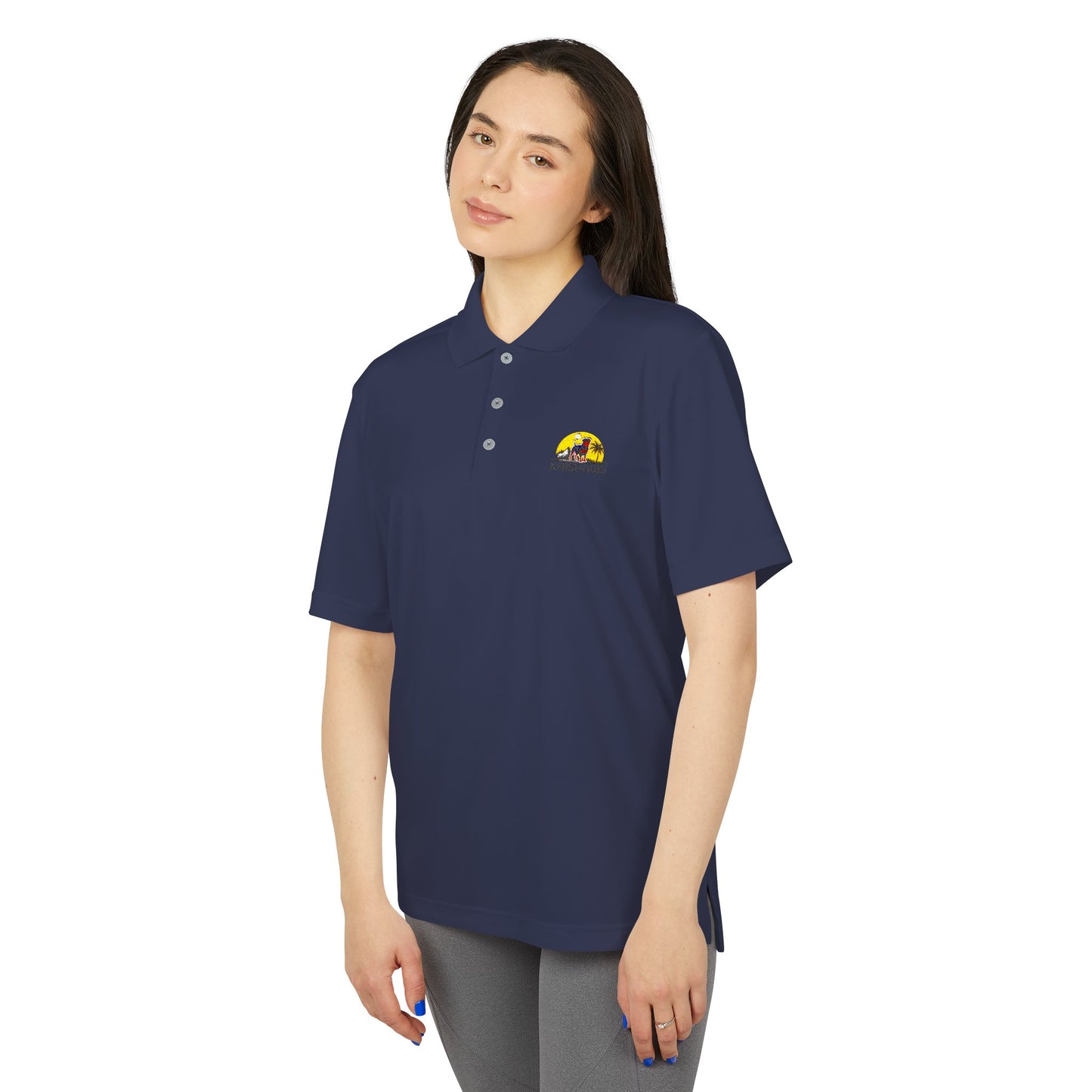 Adidas Ladies Performance Polo with 'KAISPAWS'