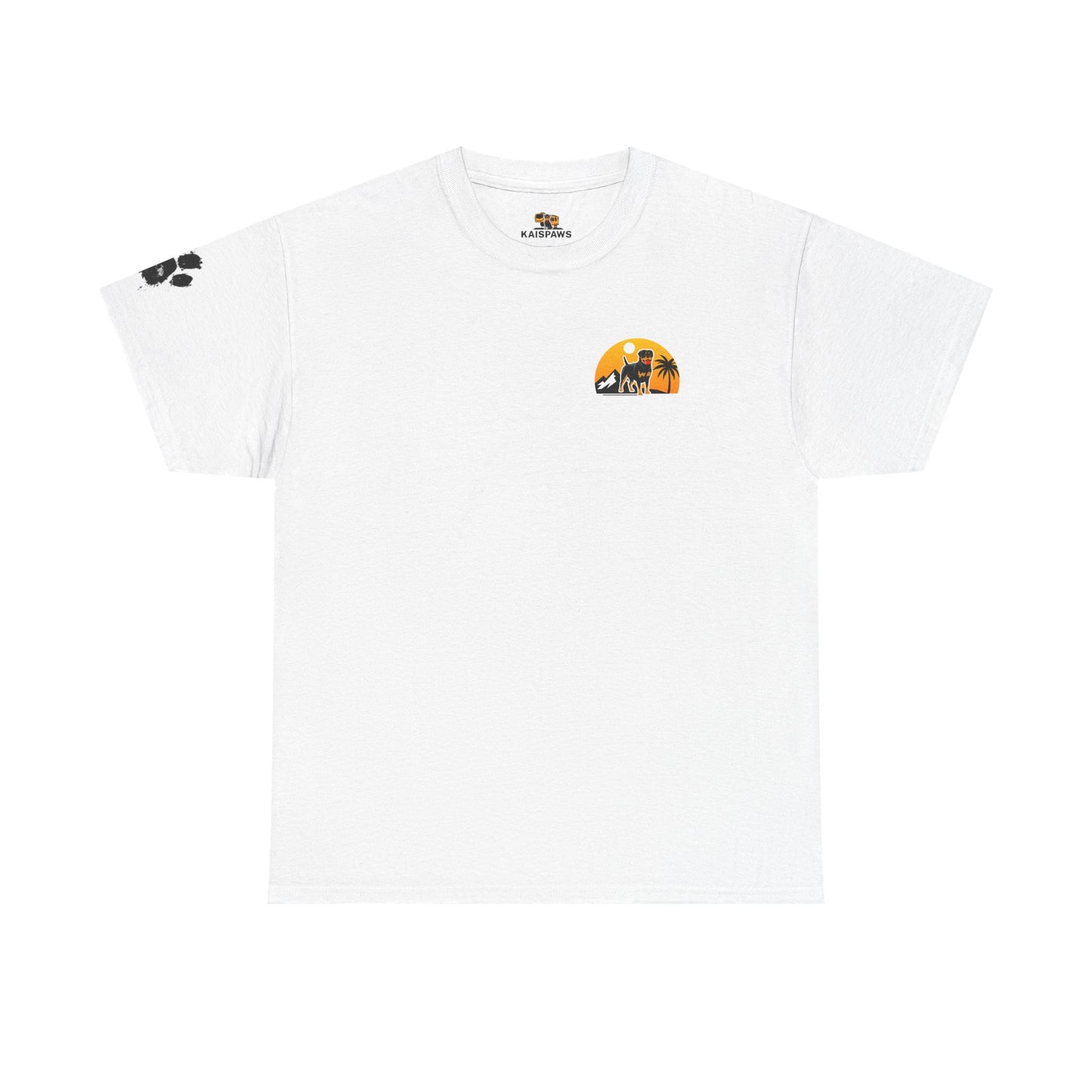 Dog Lover women's Heavy Cotton Tee - "Dog-tro-vert" Design