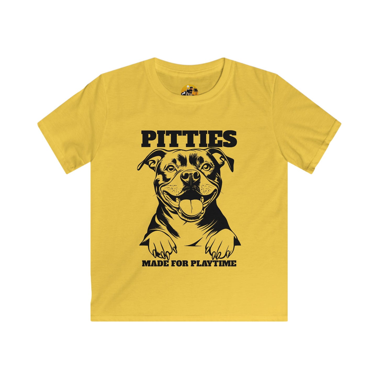 Pitties Kids Softstyle Tee - Made for Playtime