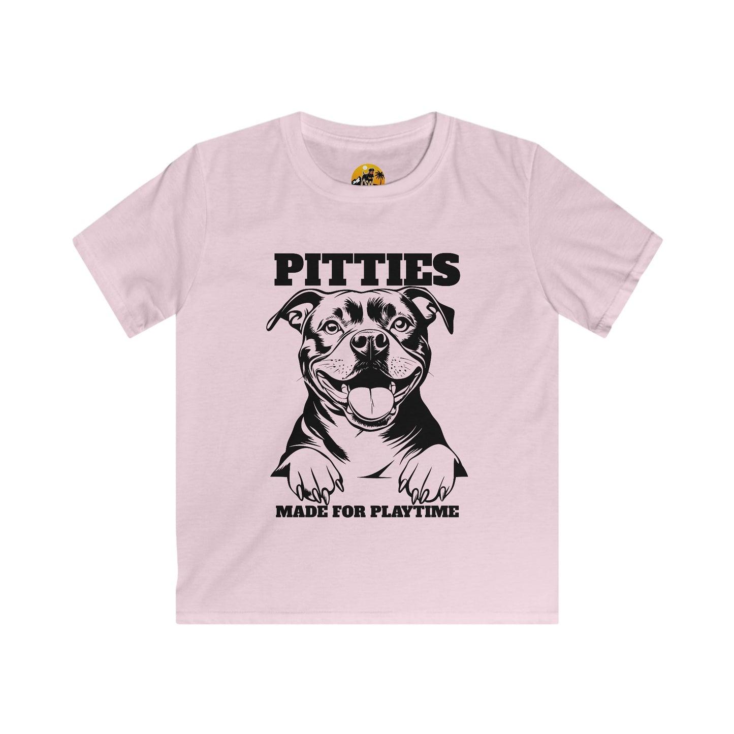 Pitties Kids Softstyle Tee - Made for Playtime