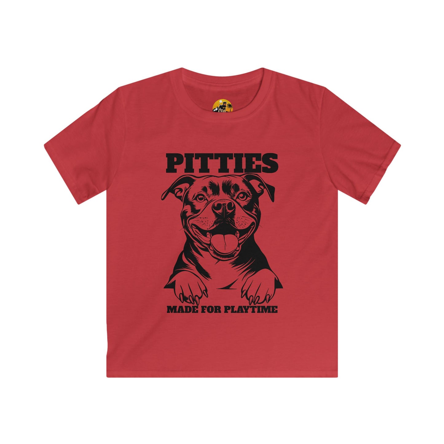 Pitties Kids Softstyle Tee - Made for Playtime