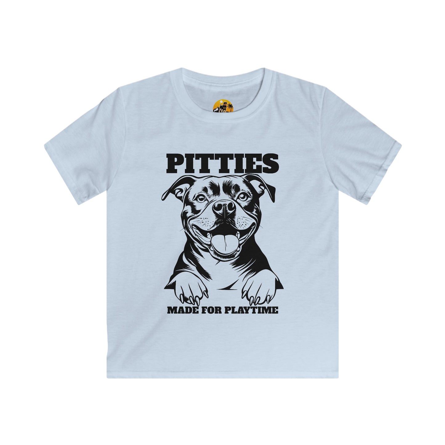 Pitties Kids Softstyle Tee - Made for Playtime