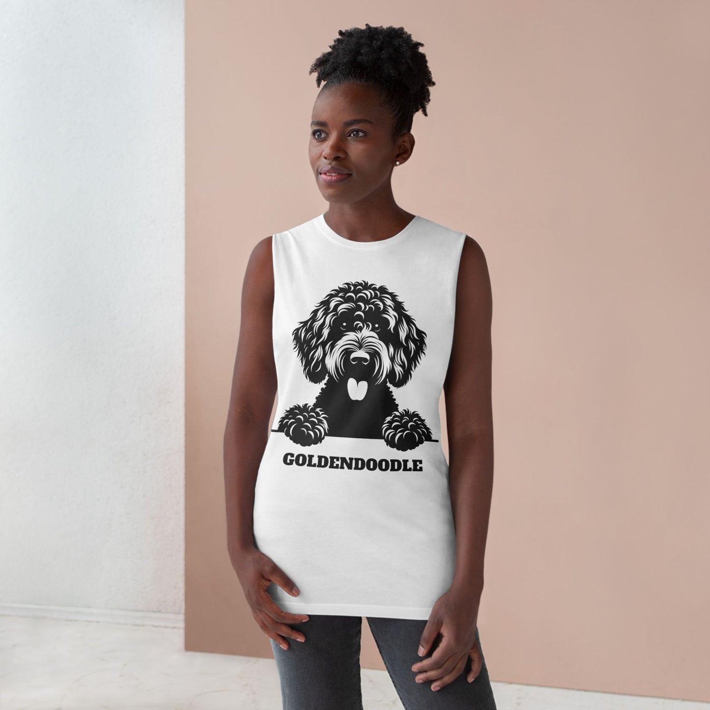 Goldendoodle Lover Unisex Tank Top - Fun Dog Graphic Tee