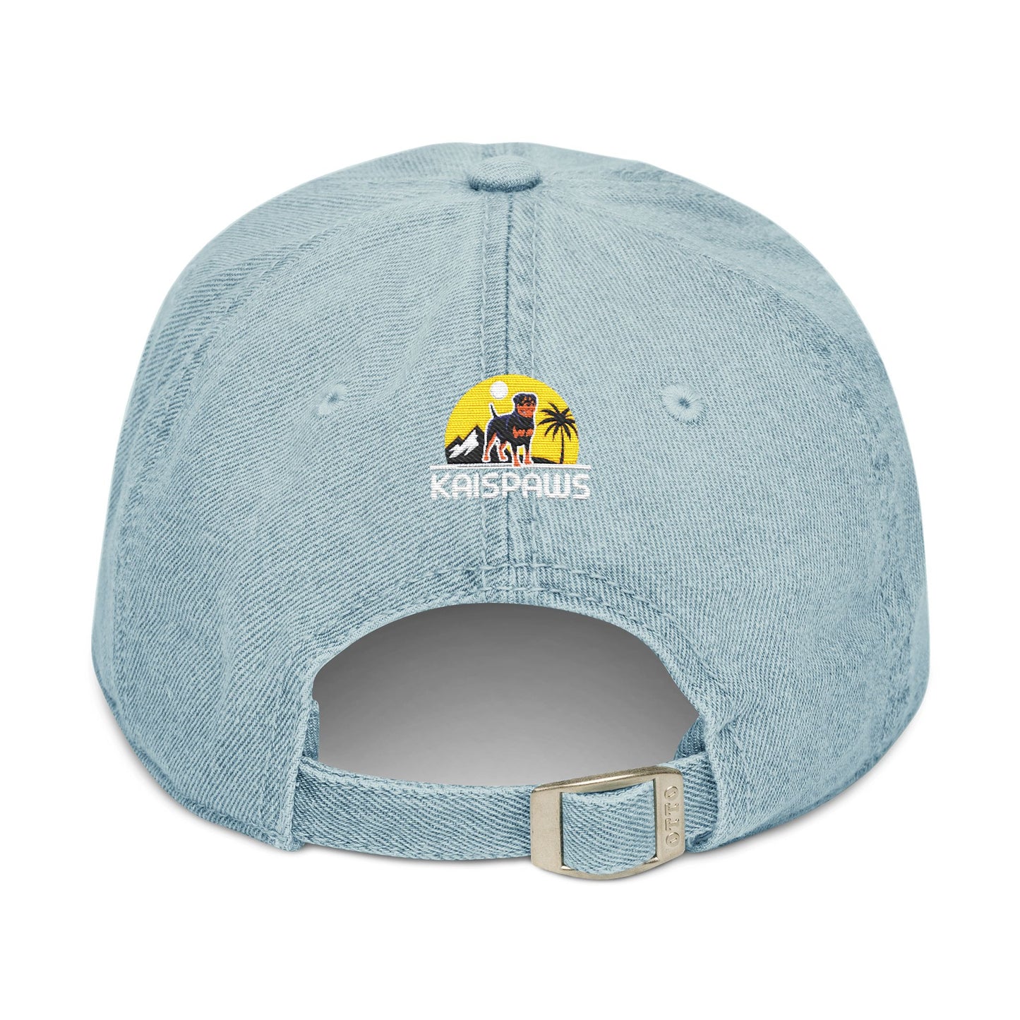 Embroidery French Bulldog Denim Hat - Stylish Cap for Dog Lovers