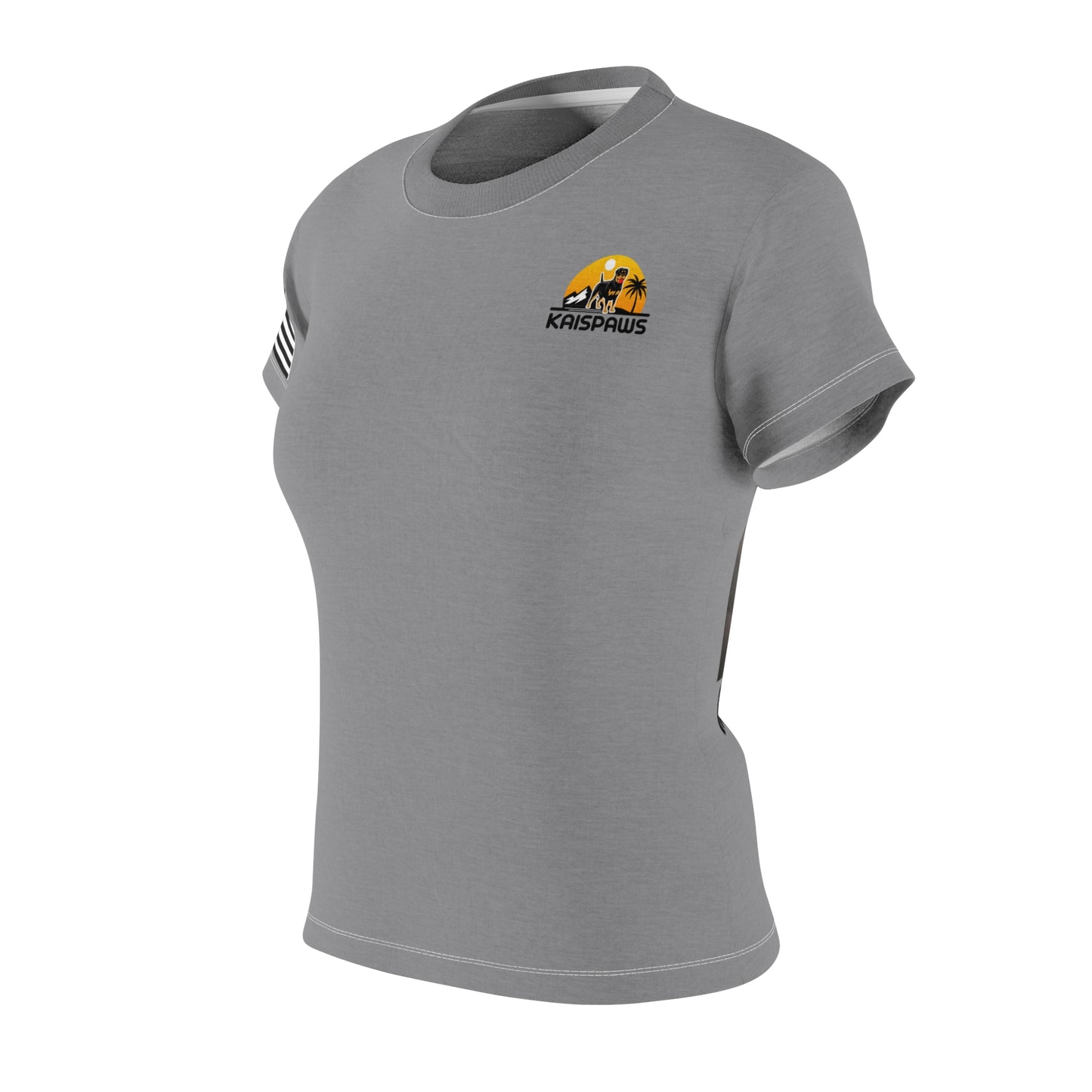 Ladies Tshirt - Evolution of a Rottweiler With USA Flag