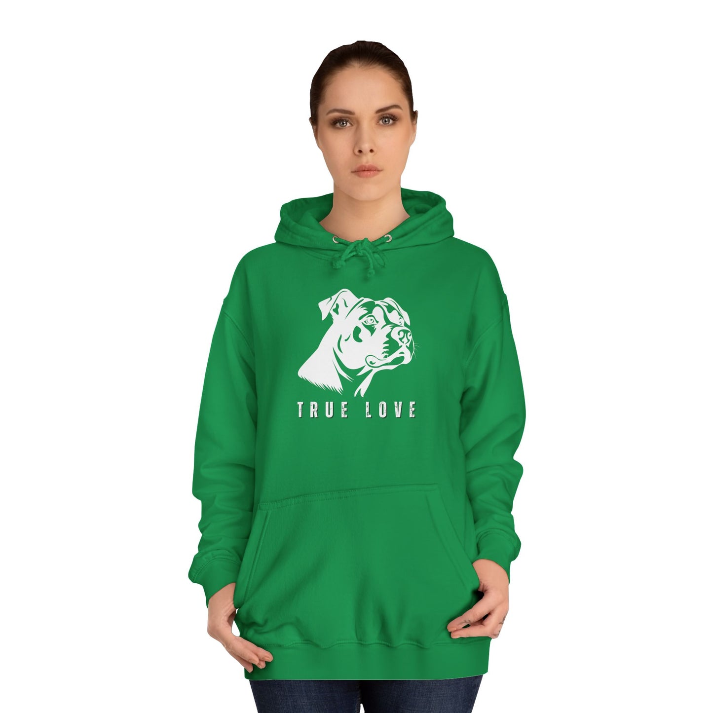 True Love Friends Forever Men's College Hoodie