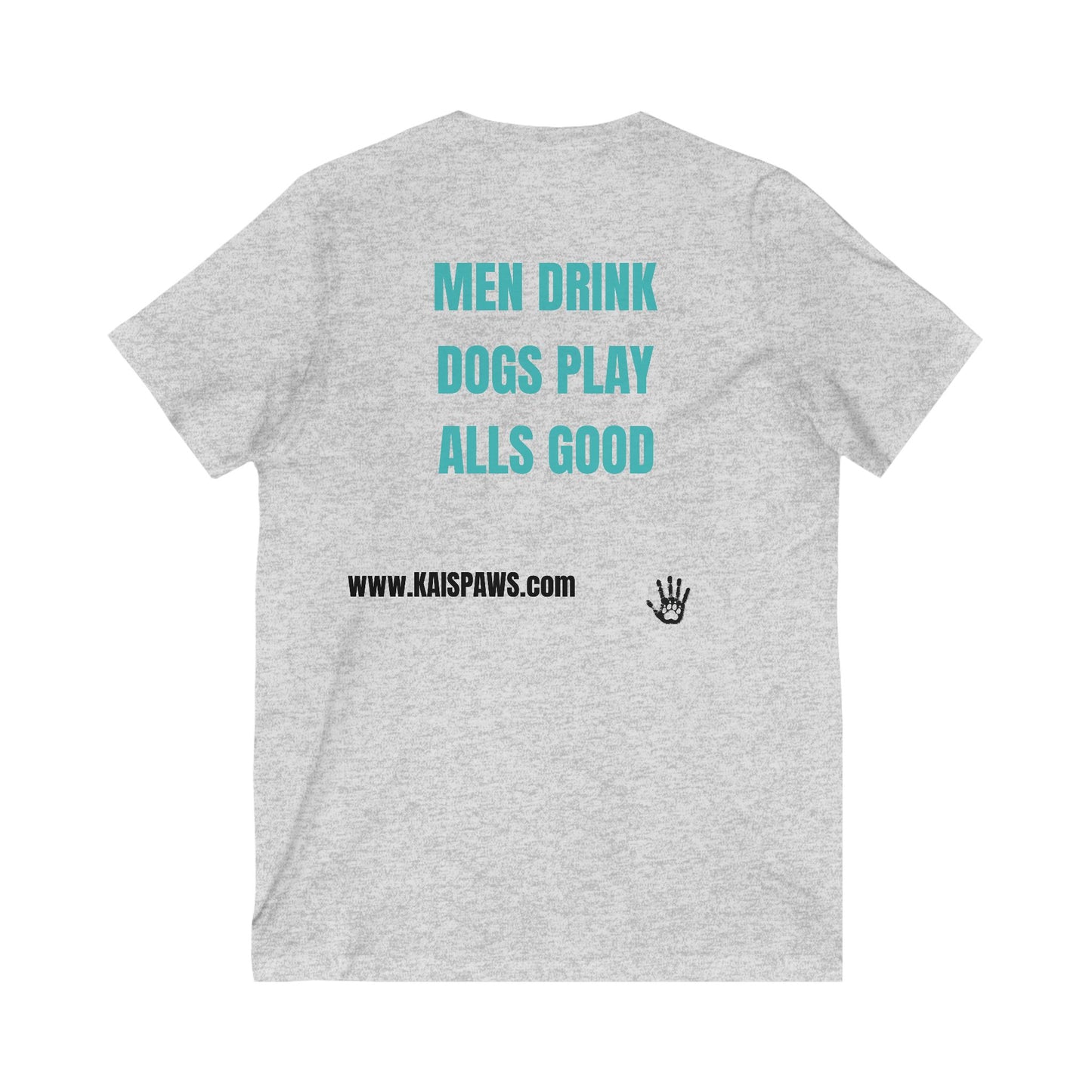 Doberman Lover's V-Neck Tee, Pet Owner Gift, Funny Dog Shirt, Men's Animal Tee, Casual Wear, Pet Lover Apparel