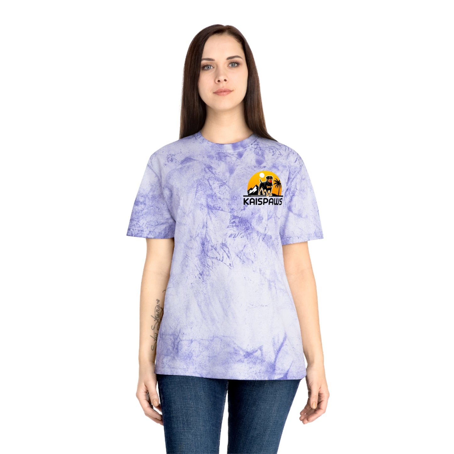 'Life's better with a Rottweiler' Ladies or Mens Color Blast T-Shirt