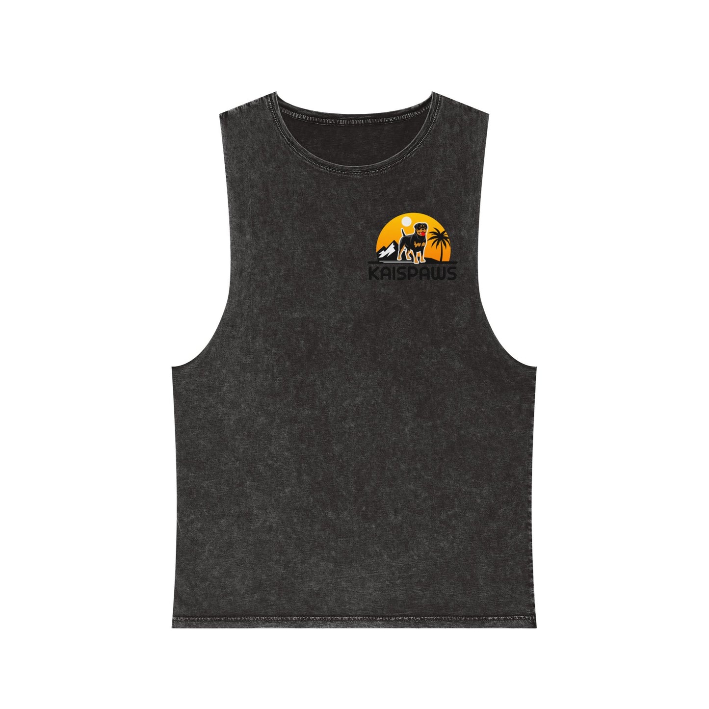 Men's & Ladies Stonewash Tank Top – 'KAISPAWS & RV' logo
