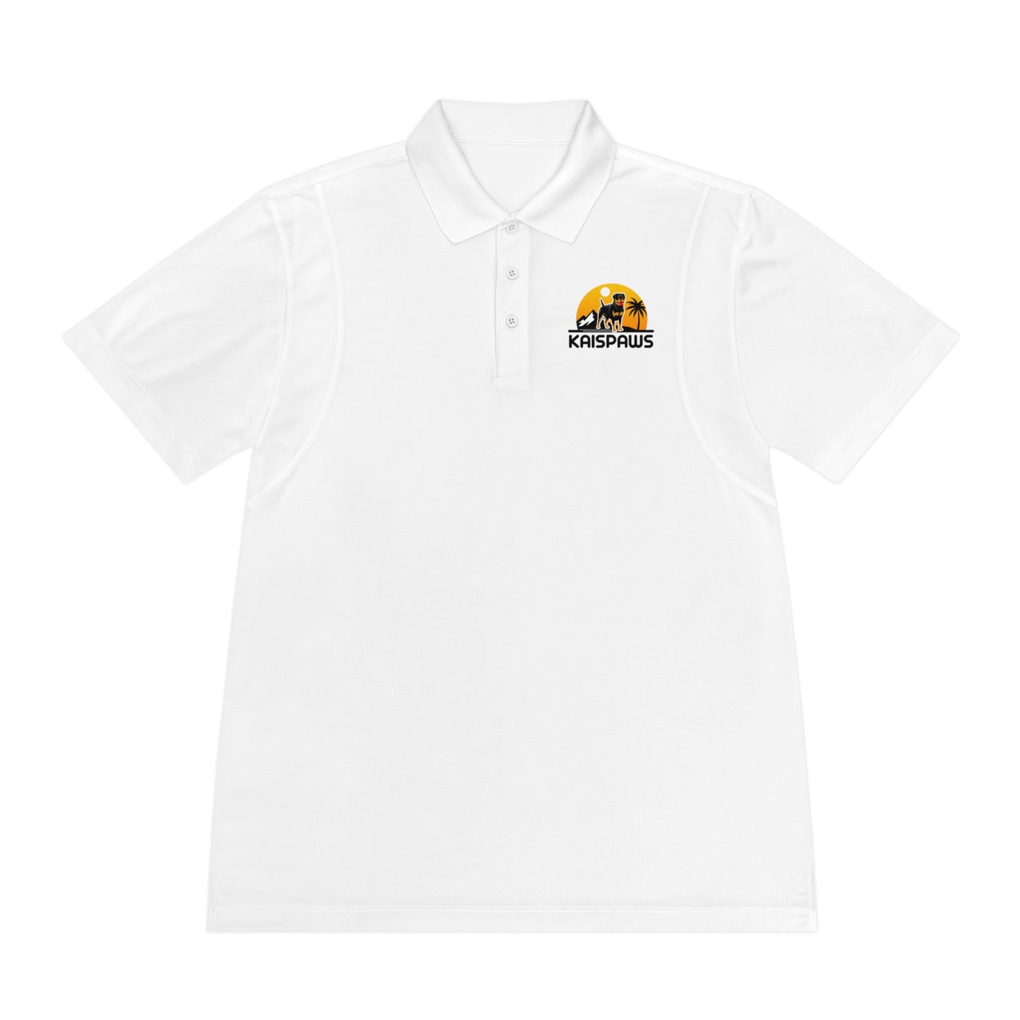 Men's Sport Polo Shirt - 'KaisPaws' Casual Activewear for Dog Lovers