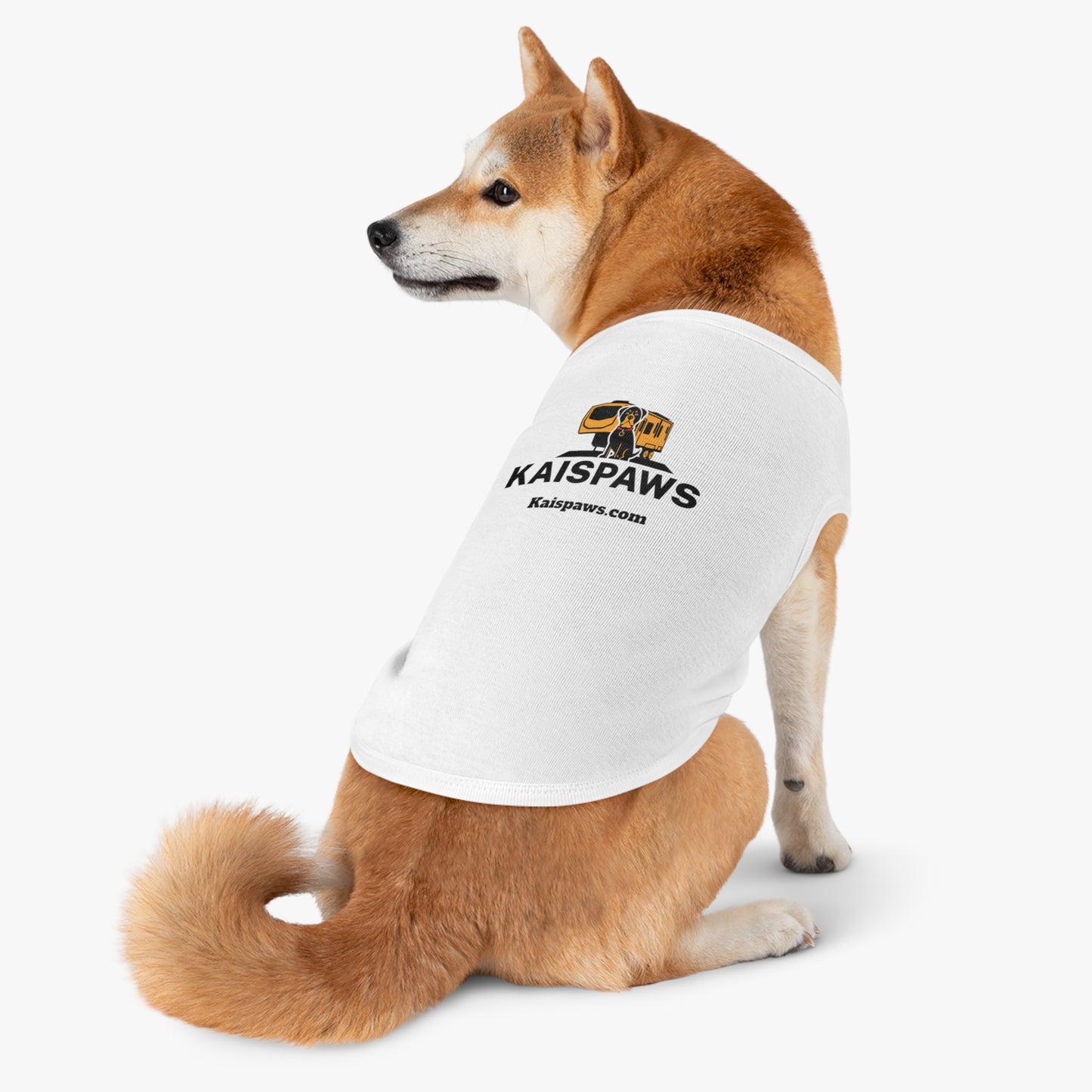 Pet Tank top with 'KaisPaws' - Stylish Pet Apparel for Summer Adventures