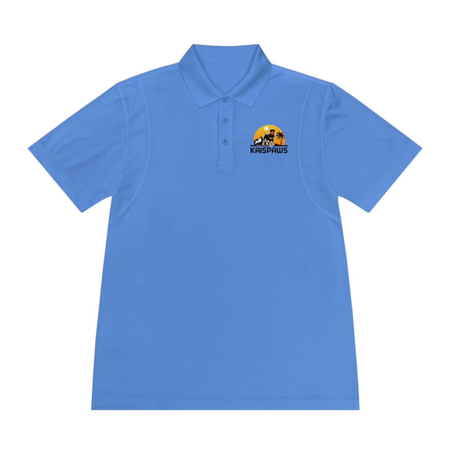 Men's Sport Polo Shirt - 'KaisPaws' Casual Activewear for Dog Lovers