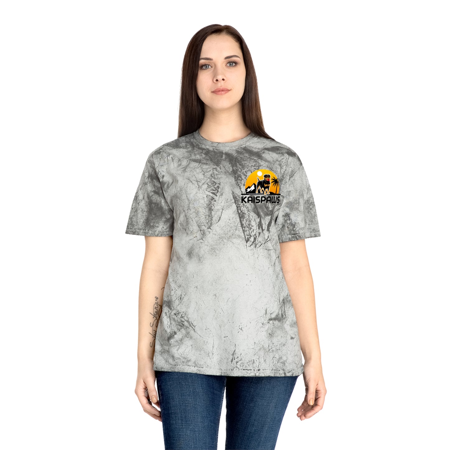 'Life's better with a Rottweiler' Ladies or Mens Color Blast T-Shirt