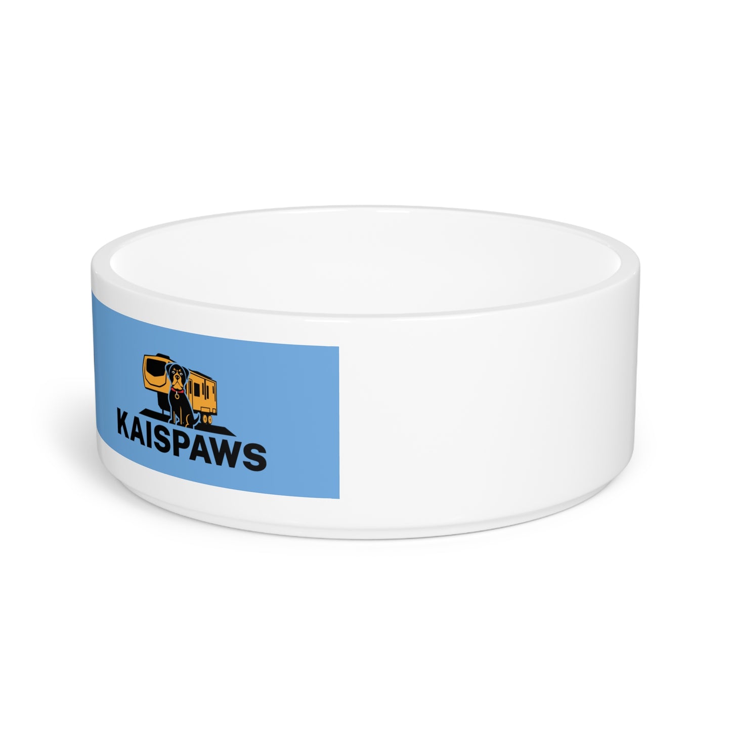 Dog Bowl with 'KAISPAWS' - Perfect for Pet Lovers and RV Enthusiasts