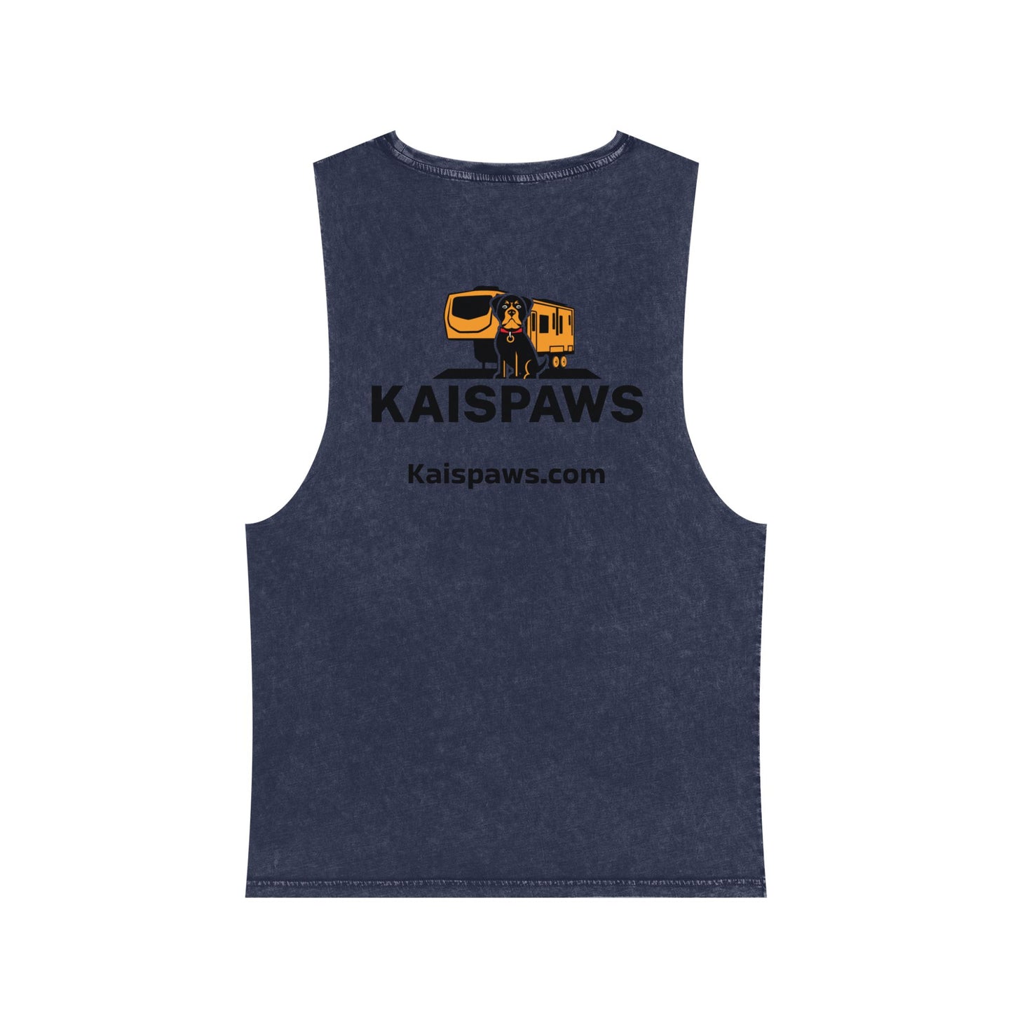 Men's & Ladies Stonewash Tank Top – 'KAISPAWS & RV' logo